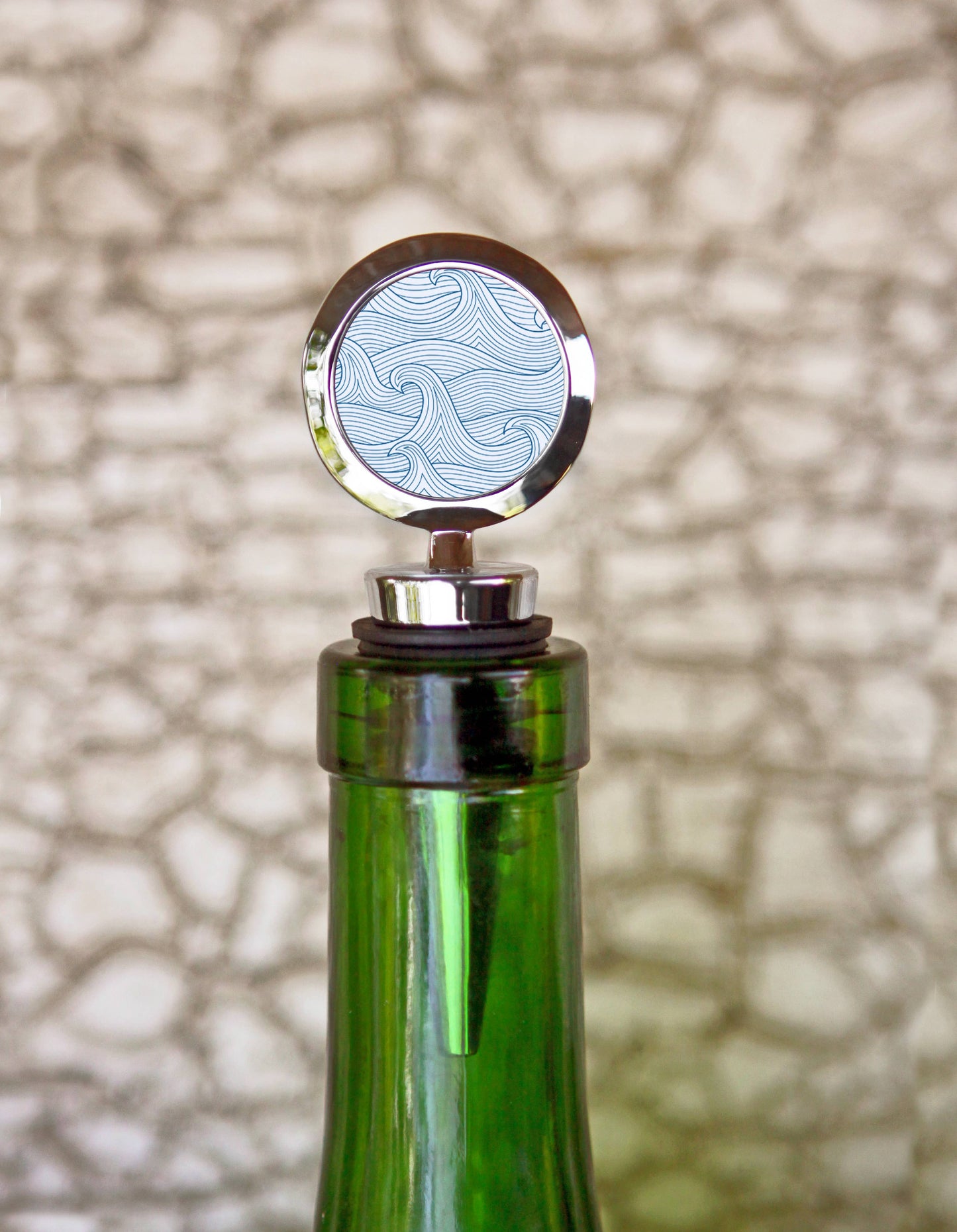 The Navy Knot - Wine Stopper |Coastal Ocean Waves