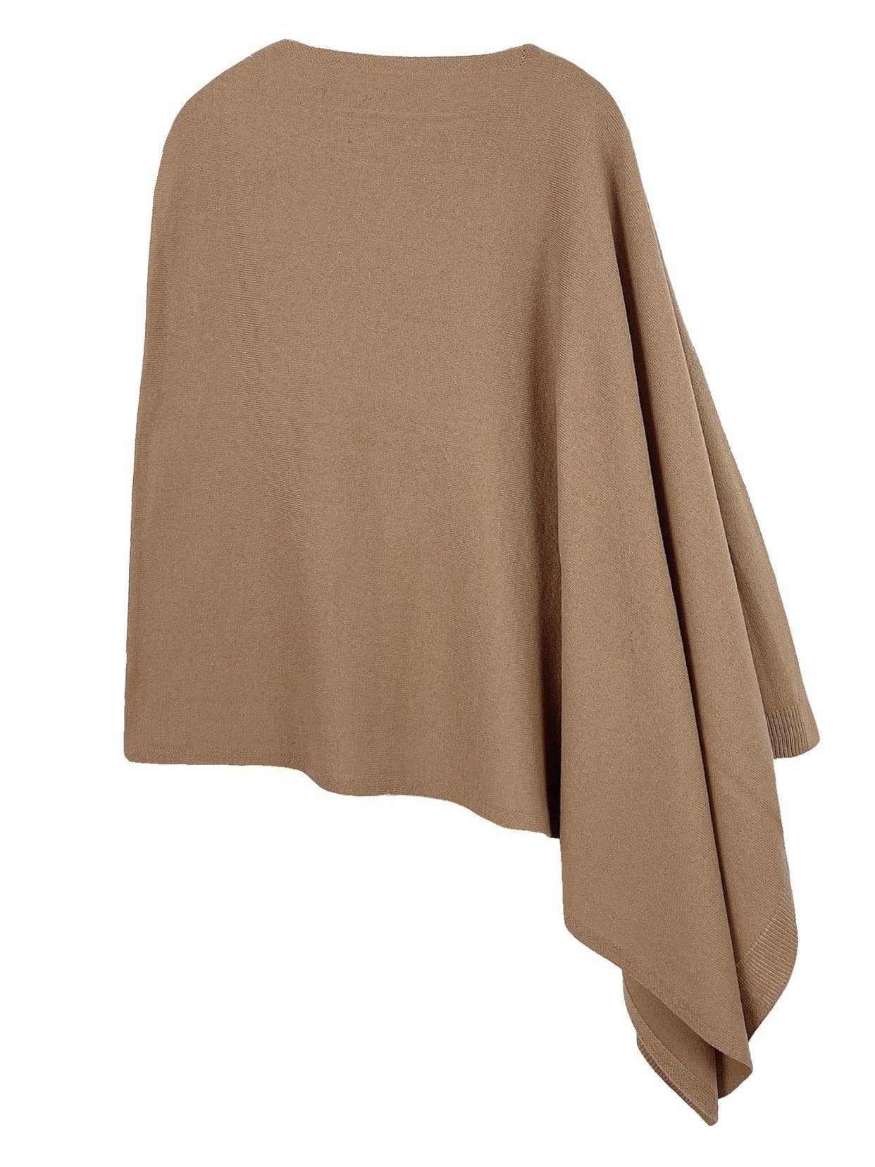 Take With Me Travel Poncho: Camel