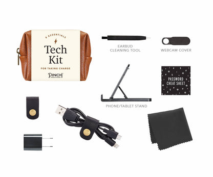 Pinch Provisions - Tech Kit: Cognac Vegan Leather