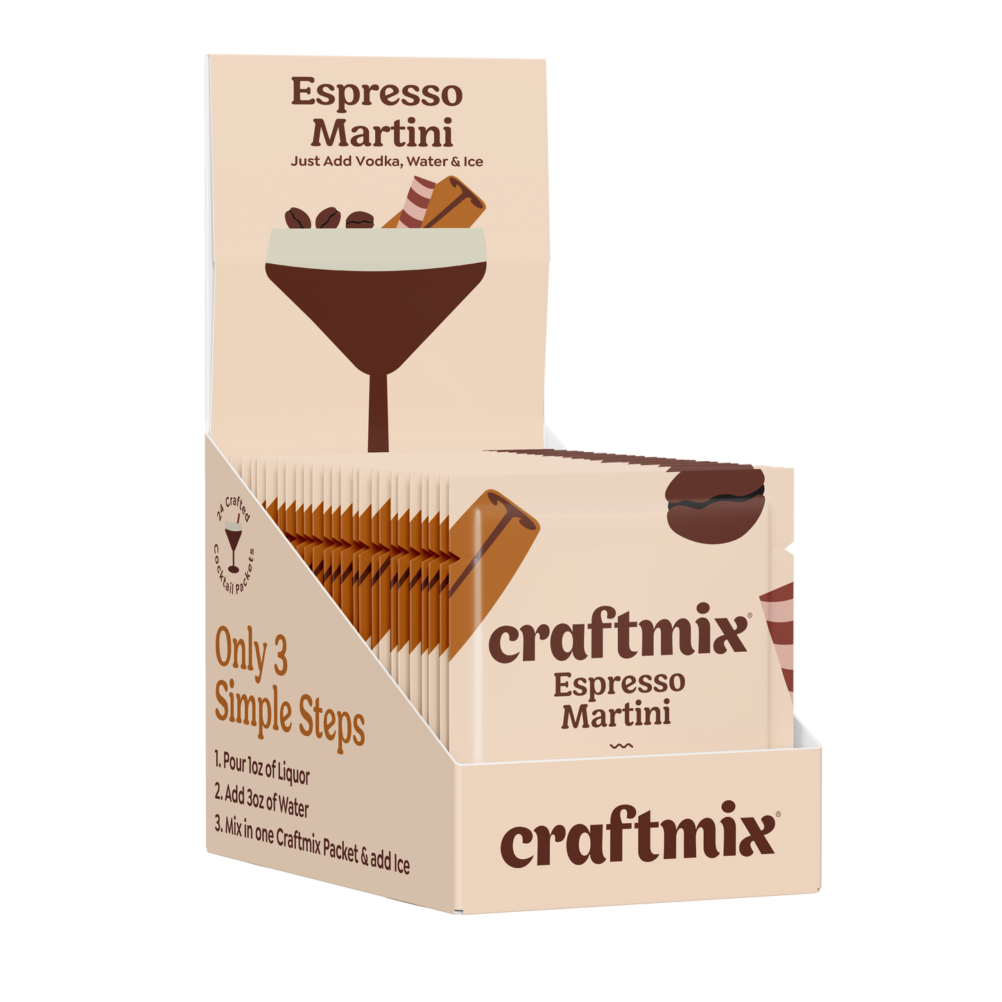 Craftmix - Espresso Martini Cocktail / Mocktail Mixer -