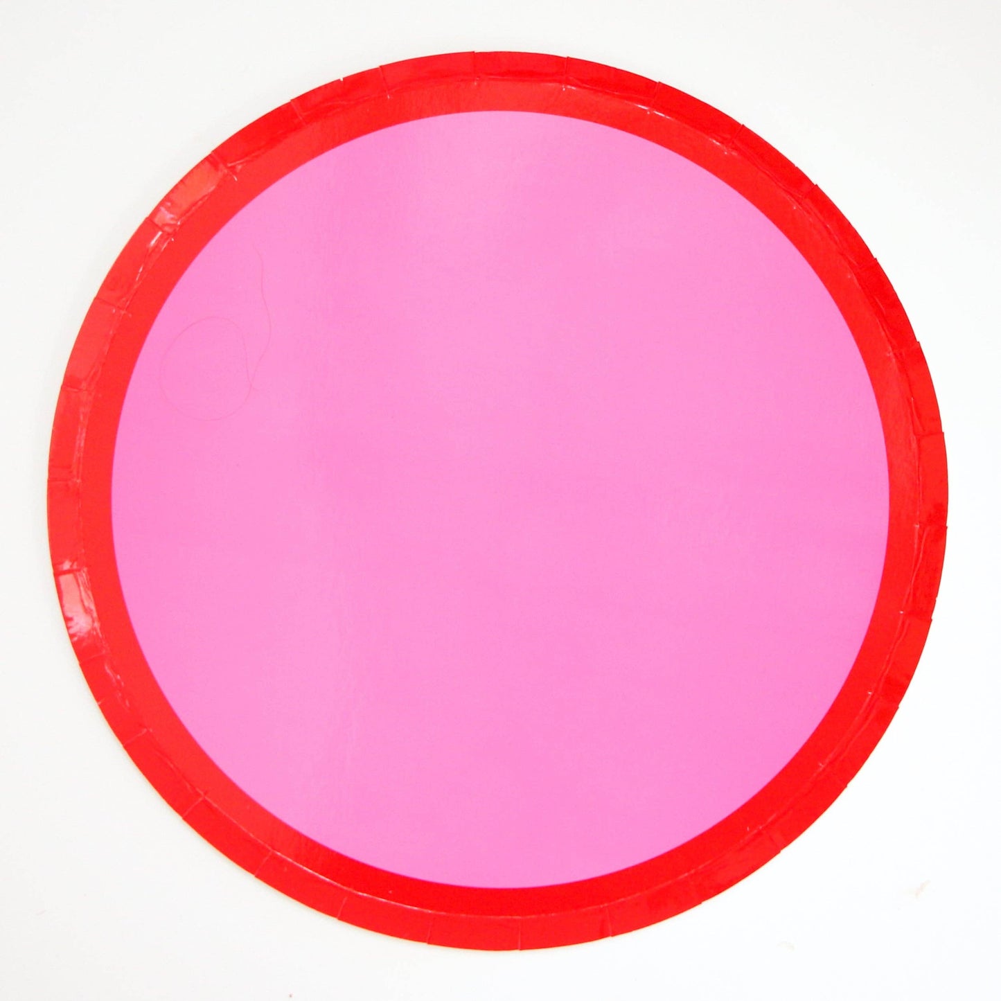 Kailo Chic - Red and pink color block paper plate
