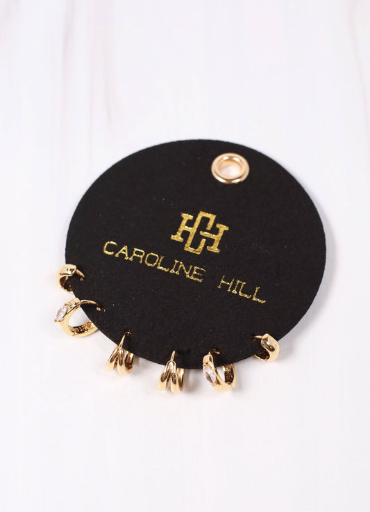 Caroline Hill - Knight Earring Set GOLD: Default