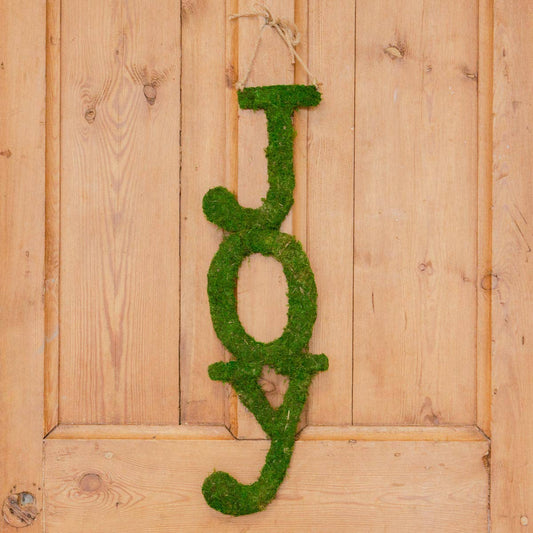 Vertical Joy Moss  Door Decor   Green   8x25.5