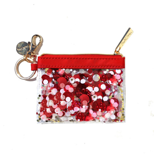 Packed Party - Keychain Wallet- Rally Red