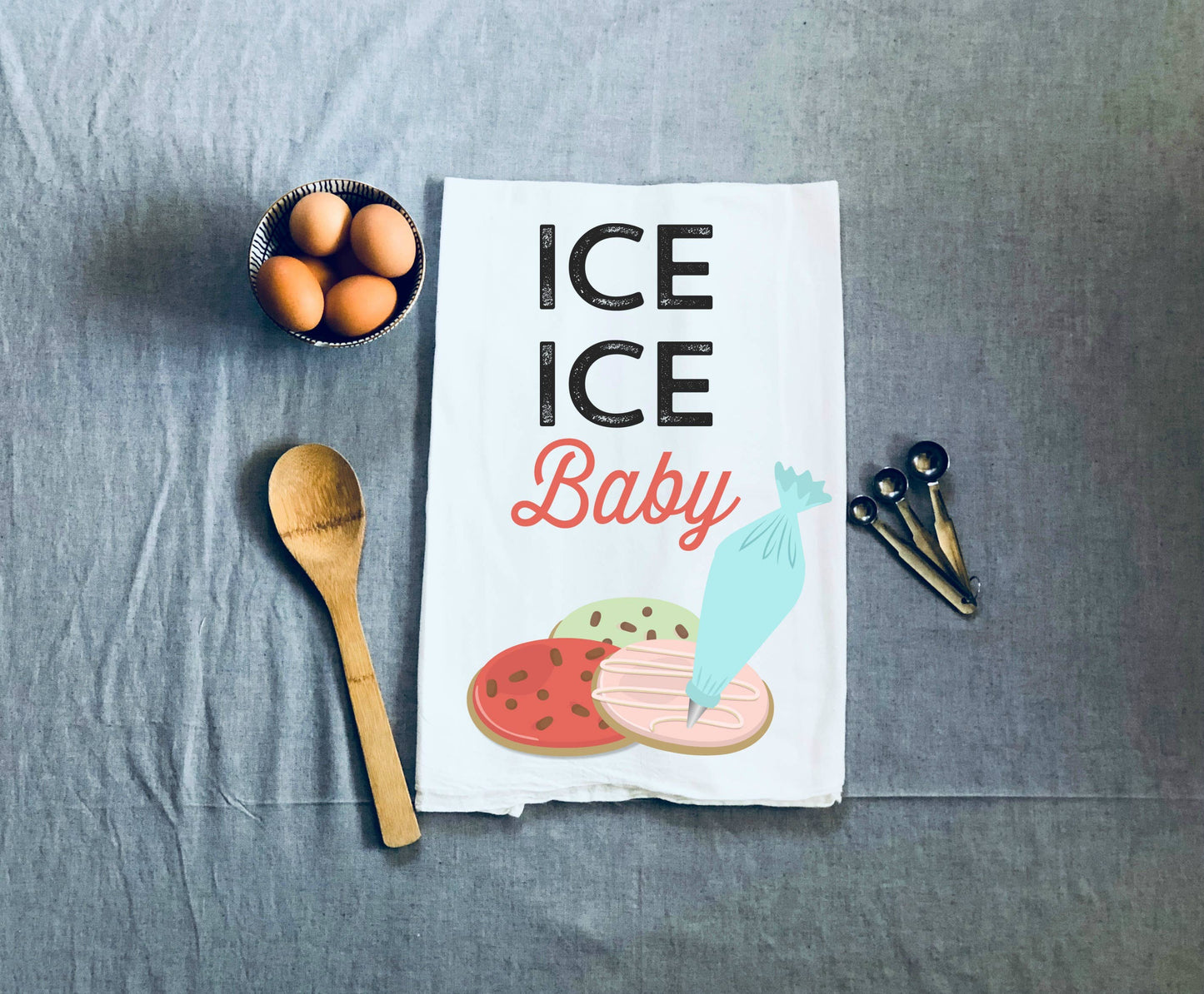 Ice Ice Baby Kitchen Towel